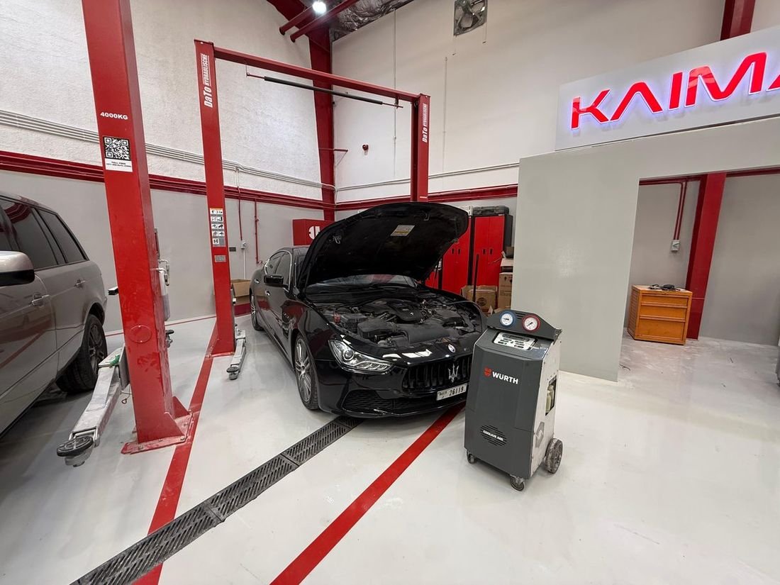 Car AC repair and service at Kaiman Auto Dubai
